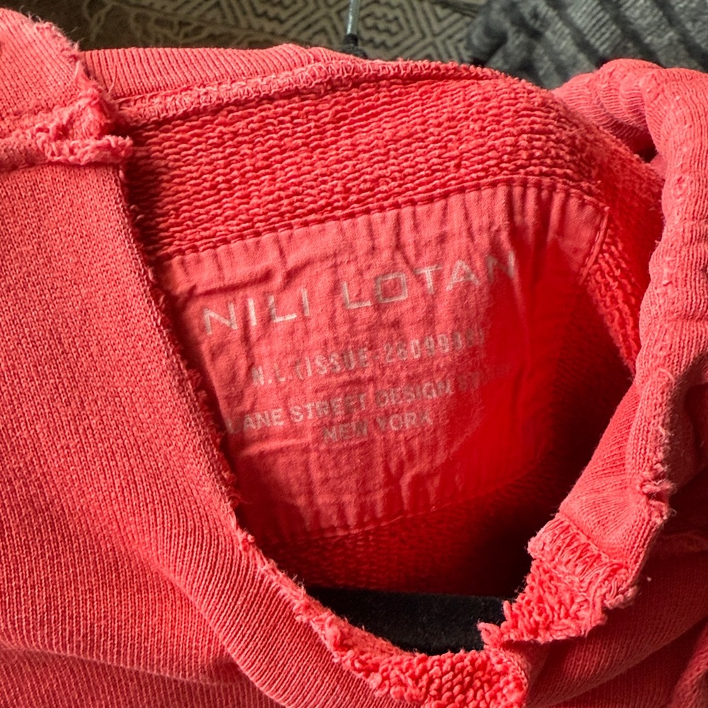 Nili Lotan Vibrant coral Hoodie - Picture 3 of 3